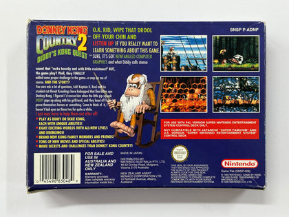 Donkey Kong Country 2: Diddy Kong's Quest Complete in Box