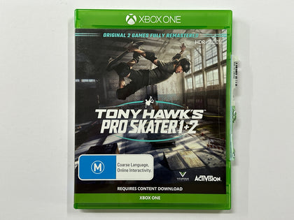 Tony Hawk's Pro Skater 1+2 Complete In Original Case