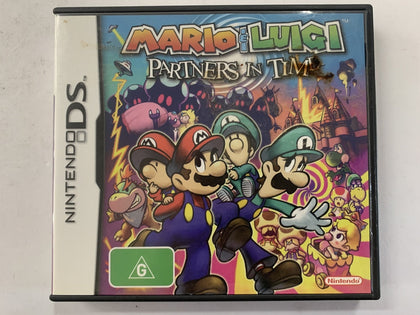 Mario & Luigi Partners In Time Complete In Original Case