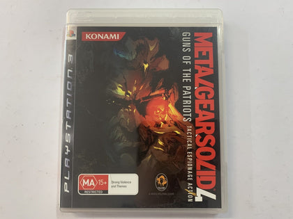 Metal Gear Solid 4 Guns Of The Patriots Complete In Original Case