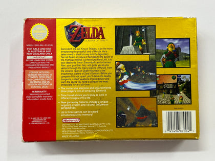 The Legend Of Zelda Ocarina Of Time In Original Box