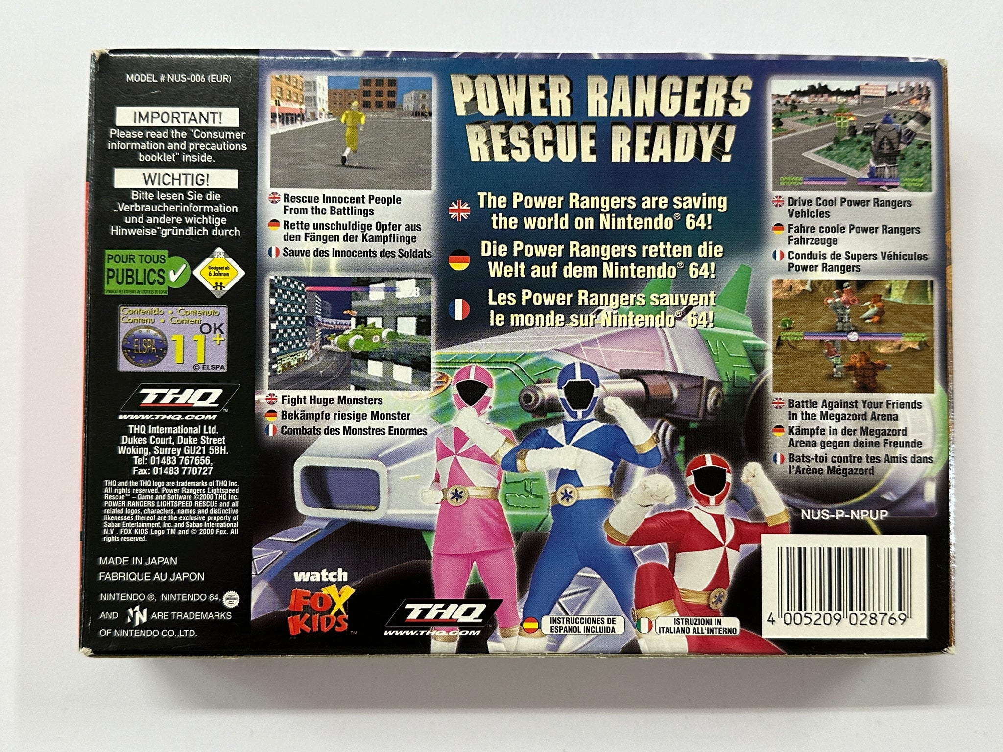 Power Rangers Lightspeed Rescue Complete In Box – The Game Experts