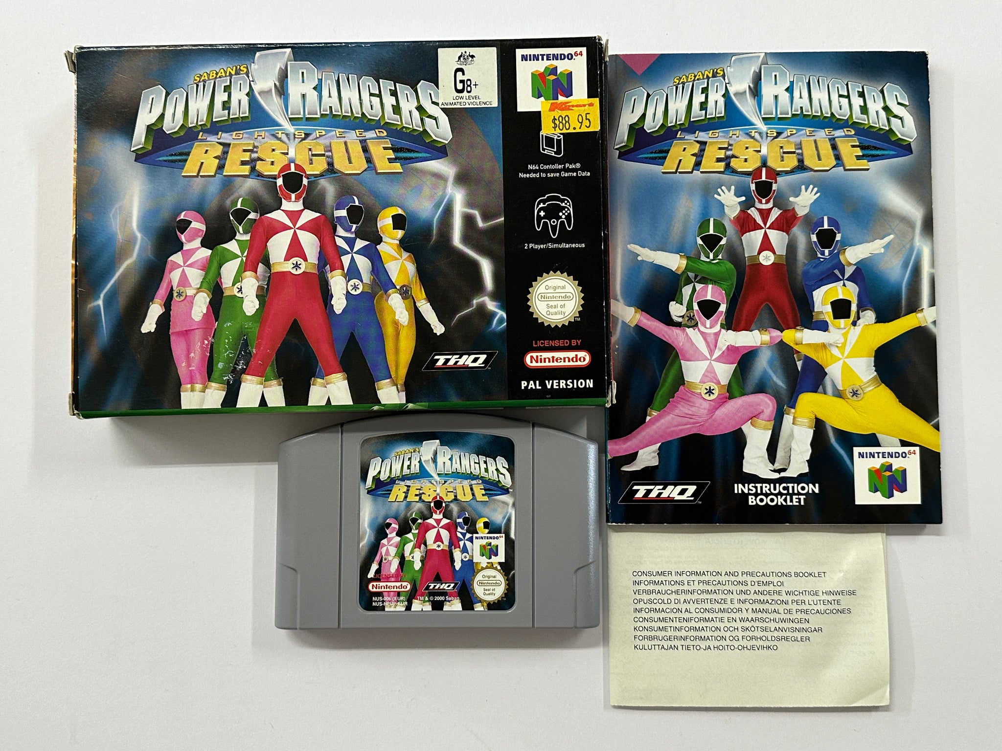 Power Rangers Lightspeed Rescue Complete In Box – The Game Experts