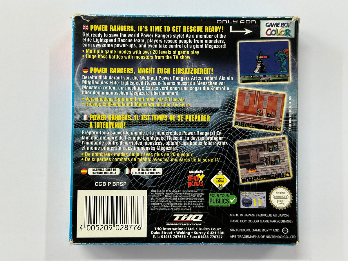 Power Rangers Lightspeed Rescue Complete In Box – The Game Experts