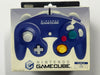 Genuine Nintendo Official Two Tone Indigo & Clear Gamecube Controller Complete In Box