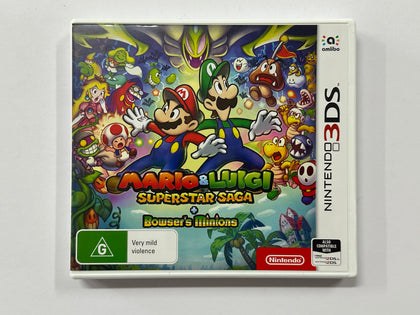 Mario & Luigi Superstar Saga + Bowsers Minions Complete In Original Case