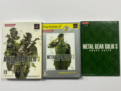 Metal Gear Solid 3 Snake Eater NTSC-J Complete In Box