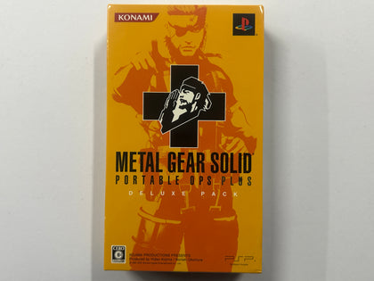 Metal Gear Solid Portable Ops Deluxe Pack NTSC-J Complete In Box