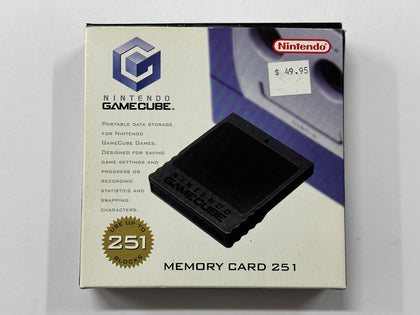 Nintendo Gamecube Memory Crad 251 Complete In Box