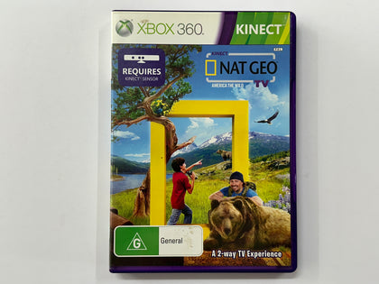 Kinect Nat Geo TV America the Wild Complete In Original Case