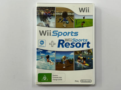 Wii Sports + Wii Sports Resort Complete In Original Case