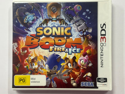 Sonic Boom Fire & Ice Complete In Original Case