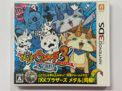 Yo Kai Watch 3 Sushi NTSC-J Complete In Original Case