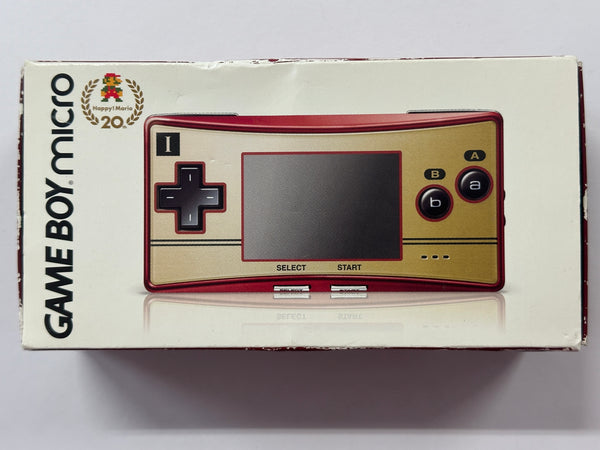 Limited Happy Mario 20th Anniversary Famicom Edition Gameboy Micro - Main Image