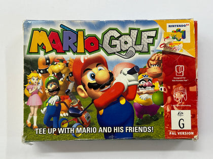 Mario Golf In Original Box