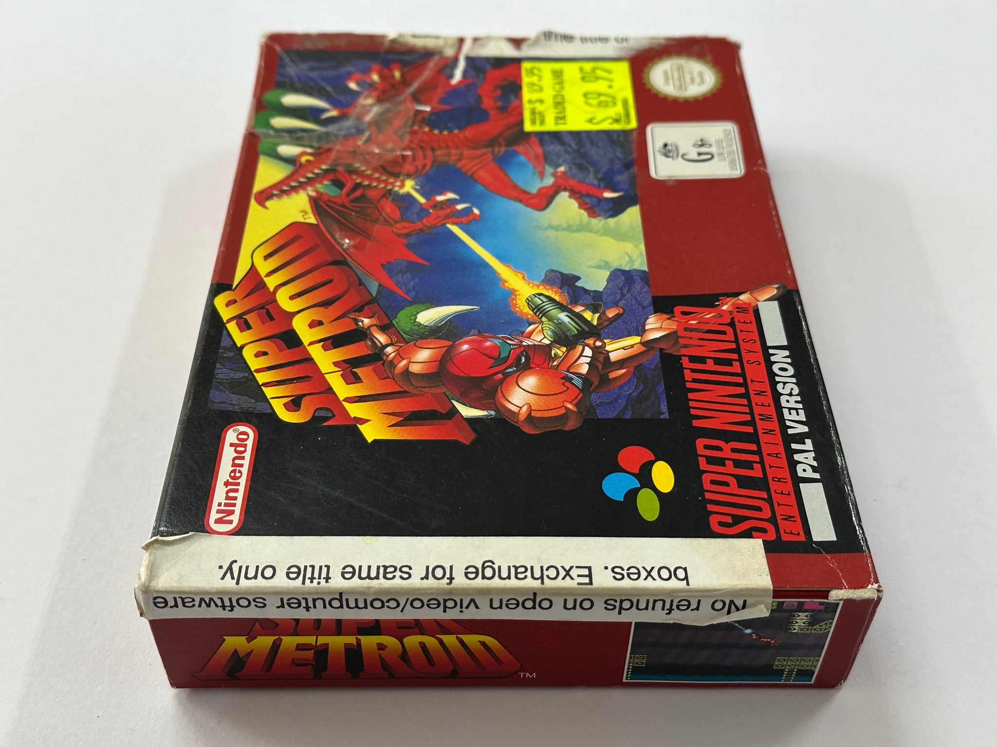 Hyper Metroid Box Super Metroid Complete In Box – The Game Experts