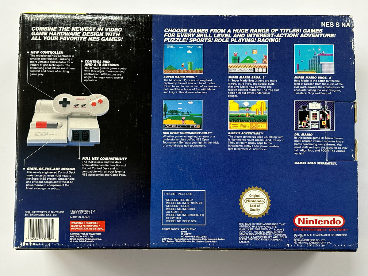 Nintendo NES Top Loader Console Complete In Box – The Game Experts