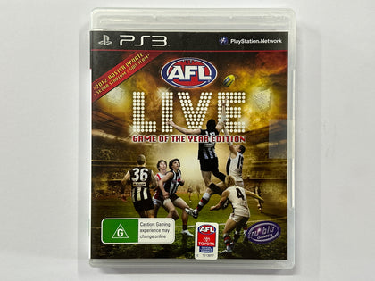 AFL Live GOTY Complete In Original Case