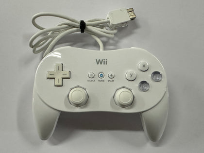 Genuine Nintendo Official Wii Pro Classic White Controller