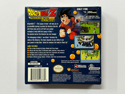 Dragonball Z The Legacy Of Goku In Original Box