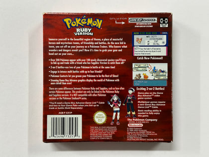 Pokemon Ruby Complete In Box