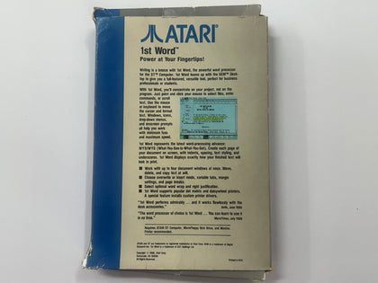 1st Word Professional Word Processor for Atari ST Complete In Box