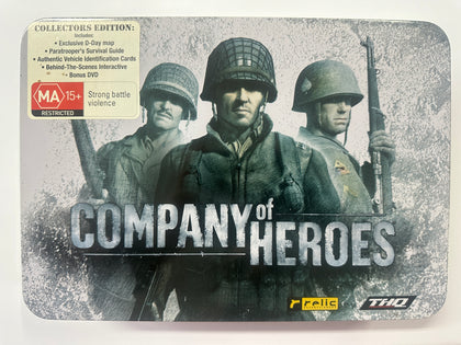 Company Of Heroes Australian Exclusive Collectors Edition Complete In Original Tin Case