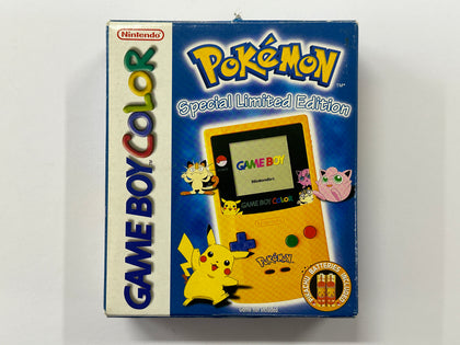 Limited Special Edition Pokemon Pikachu Nintendo Gameboy Color Console Complete In Box