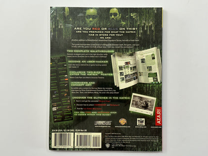 Enter The Matrix Official Strategy Guide Brand New & Sealed