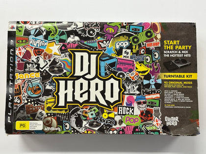 DJ Hero Set Sony PlayStation 3 Complete In Box