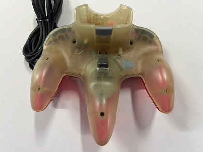 Genuine Nintendo 64 Two Tone Clear Watermelon Red White Controller