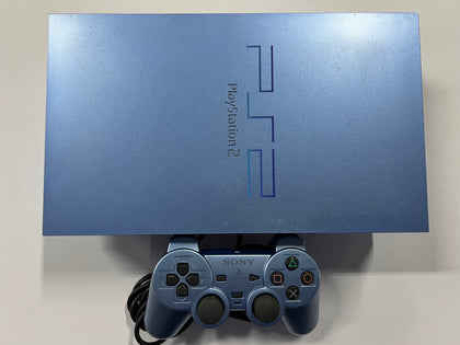 Limited Edition Aqua Blue Sony Playstation 2 PS2 NTSC-J FAT Console Bundle