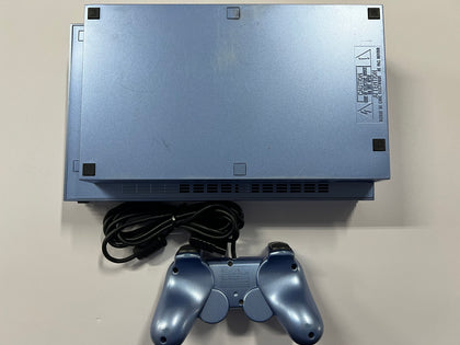 Limited Edition Aqua Blue Sony Playstation 2 PS2 NTSC-J FAT Console Bundle