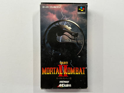 Mortal Kombat 2 NTSC-J In Original Box