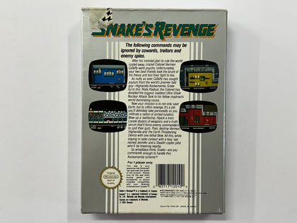 Snake's Revenge Complete In Box