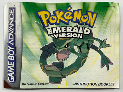 Pokemon Emerald Game Manual