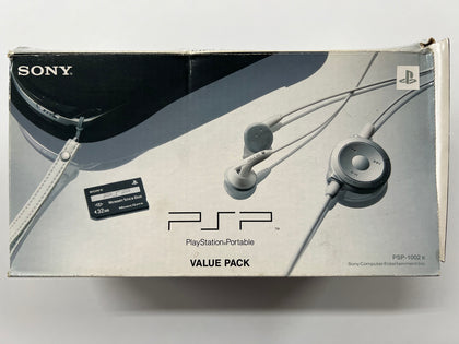 Sony PlayStation Portable PSP 1002 Black Console Value Pack Complete In Box