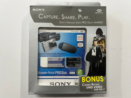 Sony PlayStation Portable PSP 2GB Memory Stick Pro Duo Mark2 Complete In Box