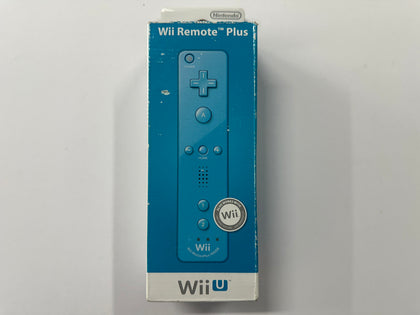 Genuine Nintendo Wii Blue Wii Motion Plus Remote Controller Complete In Box