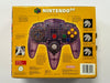 Genuine Atomic Clear Purple Nintendo 64 Controller Complete In Box