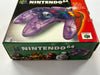 Genuine Atomic Clear Purple Nintendo 64 Controller Complete In Box