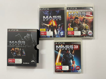Mass Effect Trilogy Complete In Original Cases with Outer Box