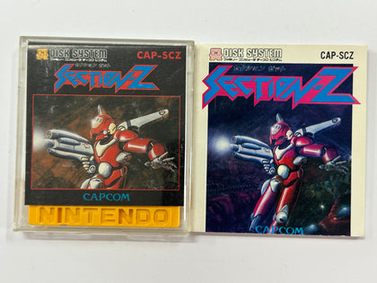 Section Z Famicom Disk System Cartridge Complete In Original Case