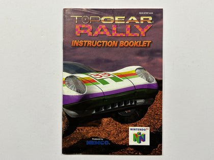 Top Gear Rally Game Manual