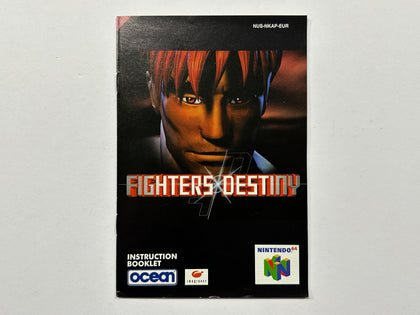 Fighters Destiny Game Manual