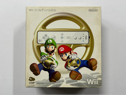 Club Nintendo Gold Steering Wheel Complete In Box