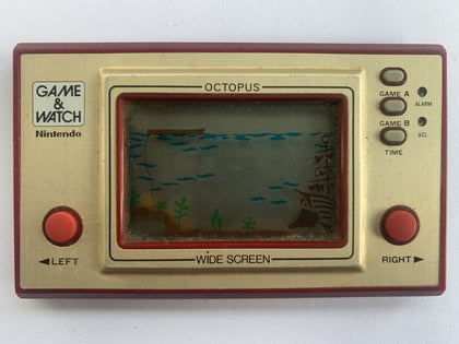 Octopus Widescreen Game & Watch Handheld Console