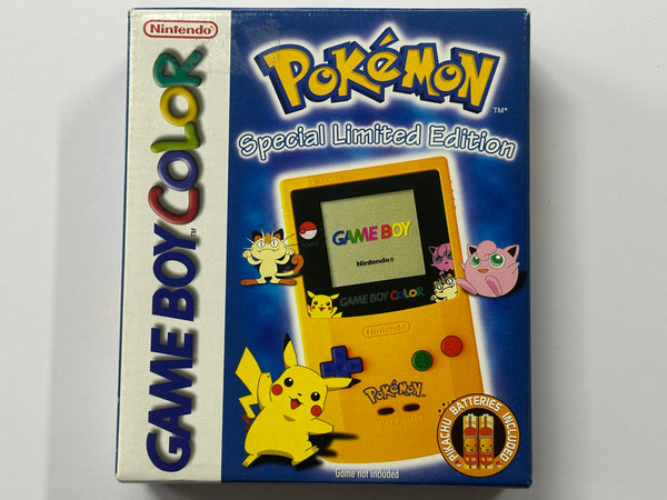 Limited Special Edition Pokemon Pikachu Nintendo Gameboy Color