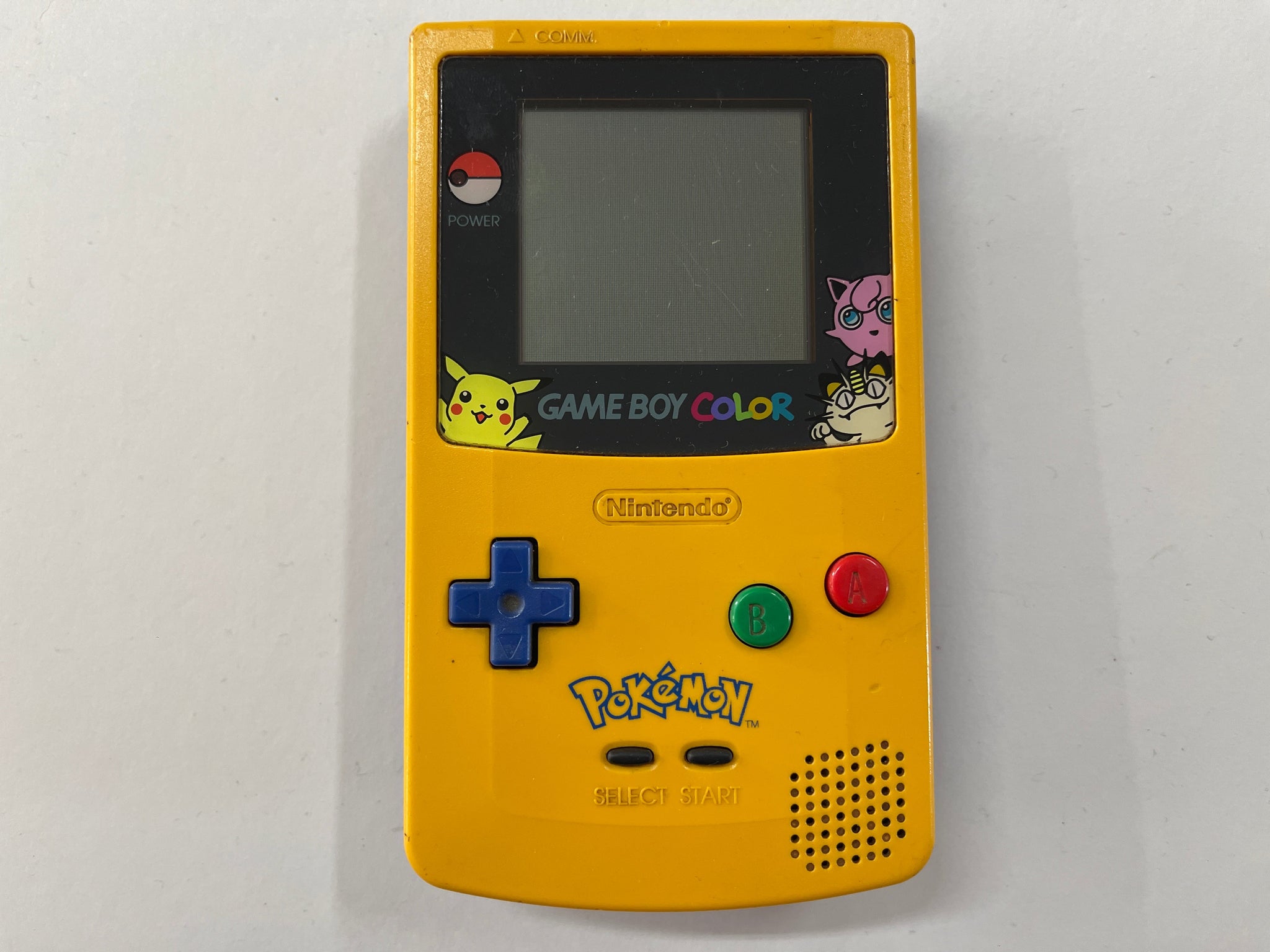 Gameboy Color Console Pikachu Gameboy Color Pikachu Edition ArtStation Nintendo GameBoy Color
