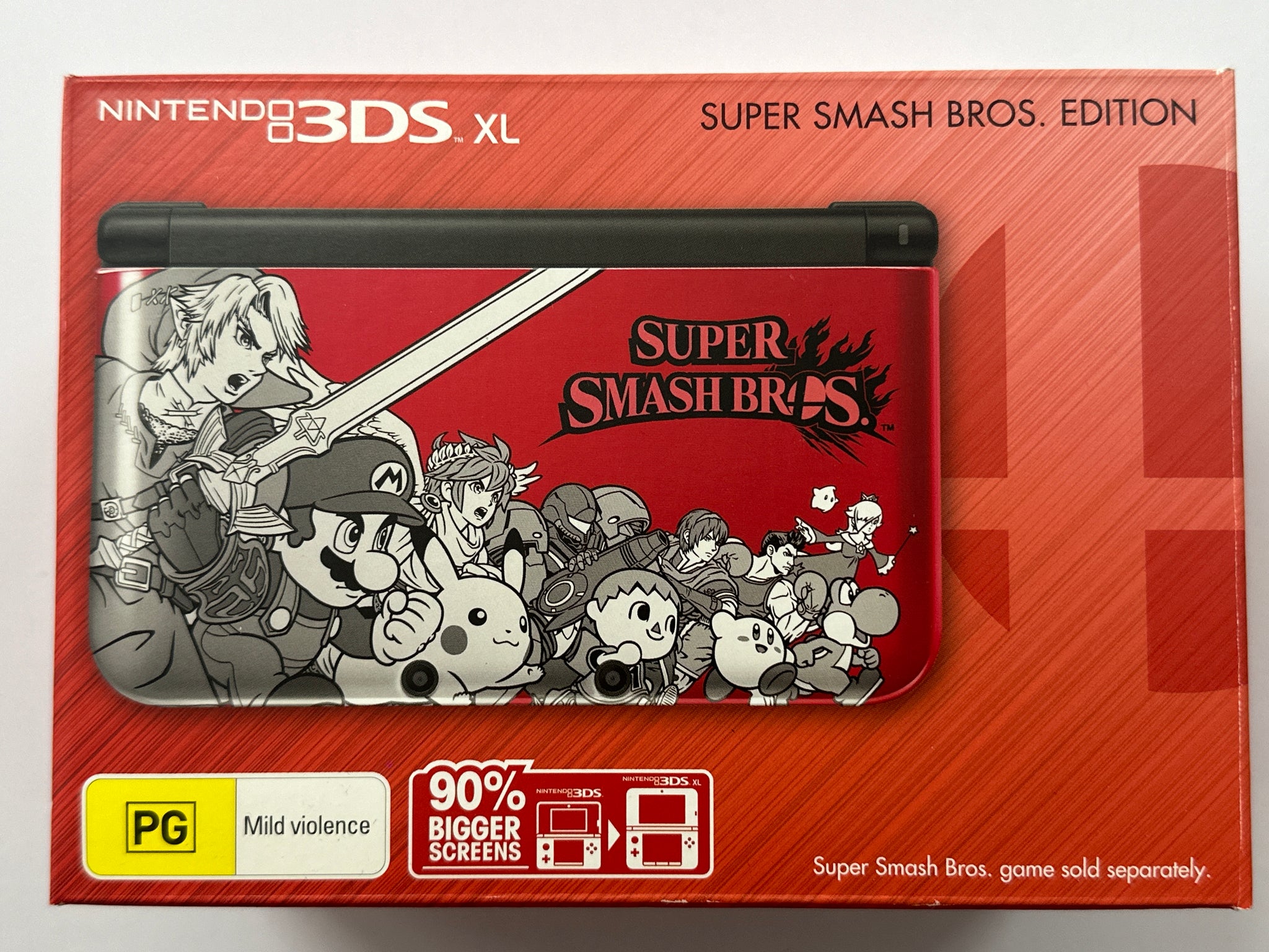 Limited Special Super Smash Bros Edition Nintendo 3DS XL Console Brand New & Unplayed